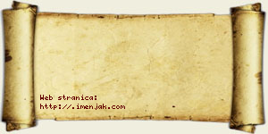 Negovanka Mladenović vizit kartica